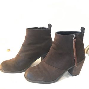 Dolce Vita Brown Suede Booties